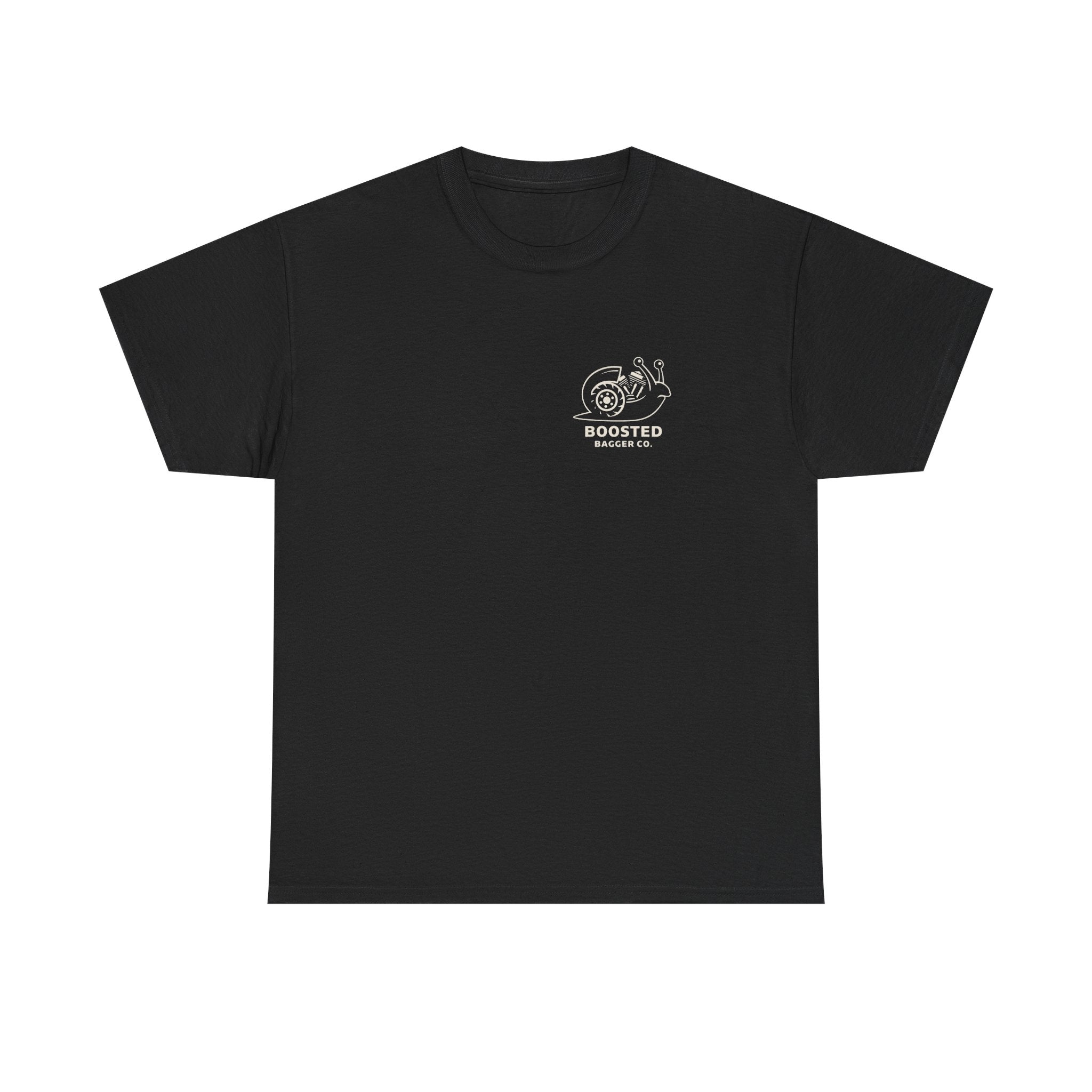 Boosted Bagger OG T-Shirt — Motorcycle Touring Tee with Graphic Bagger Design