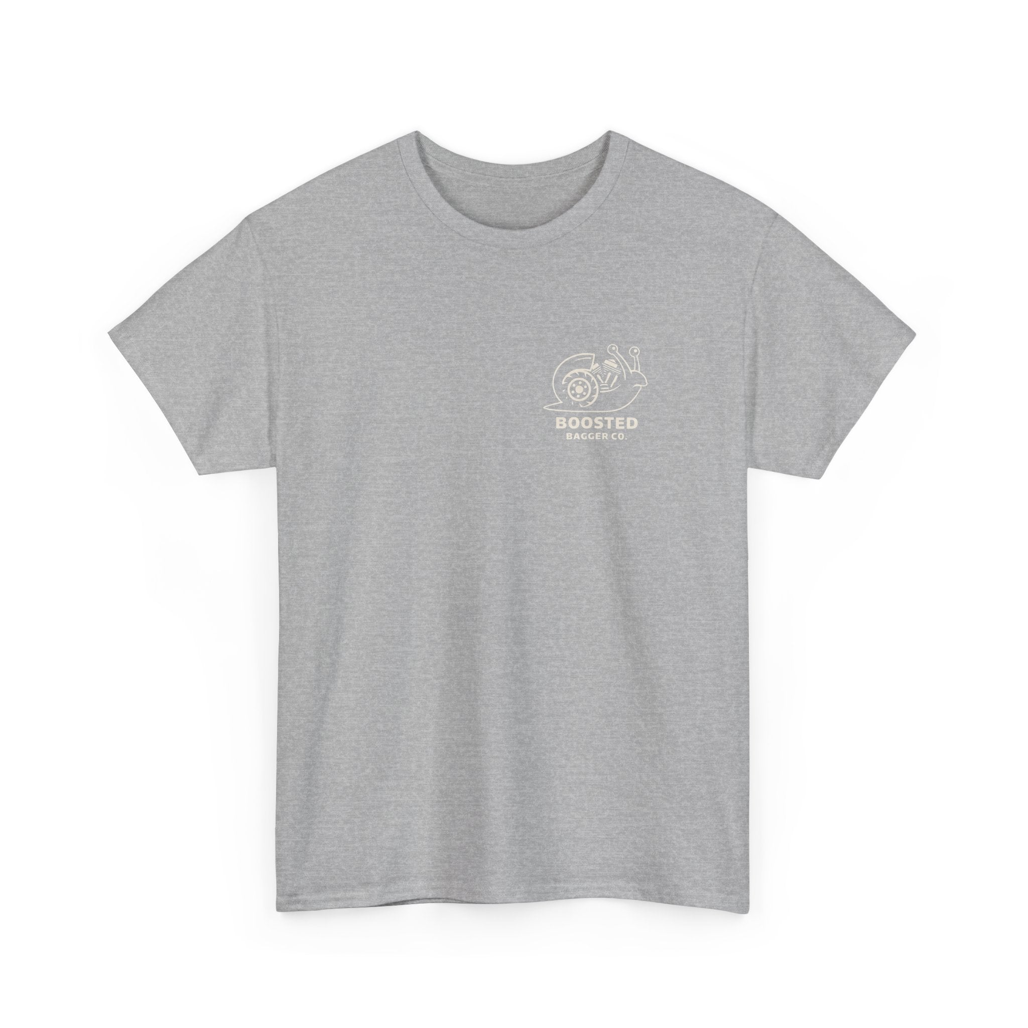 Boosted Bagger OG T-Shirt — Motorcycle Touring Tee with Graphic Bagger Design