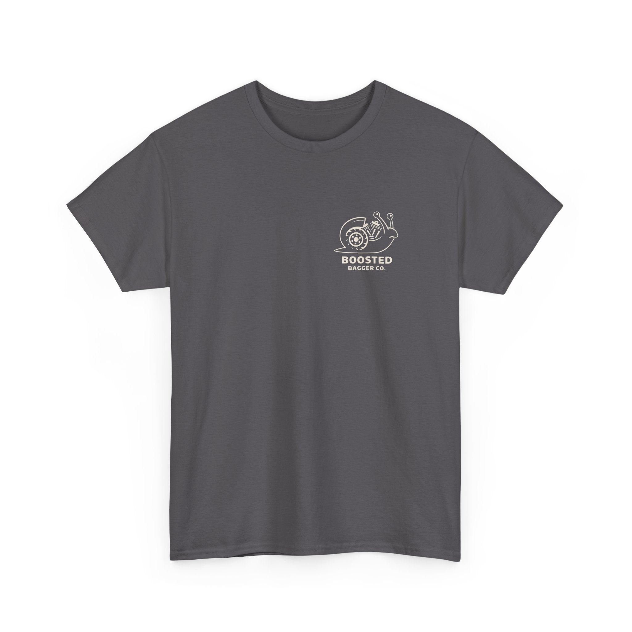Boosted Bagger OG T-Shirt — Motorcycle Touring Tee with Graphic Bagger Design
