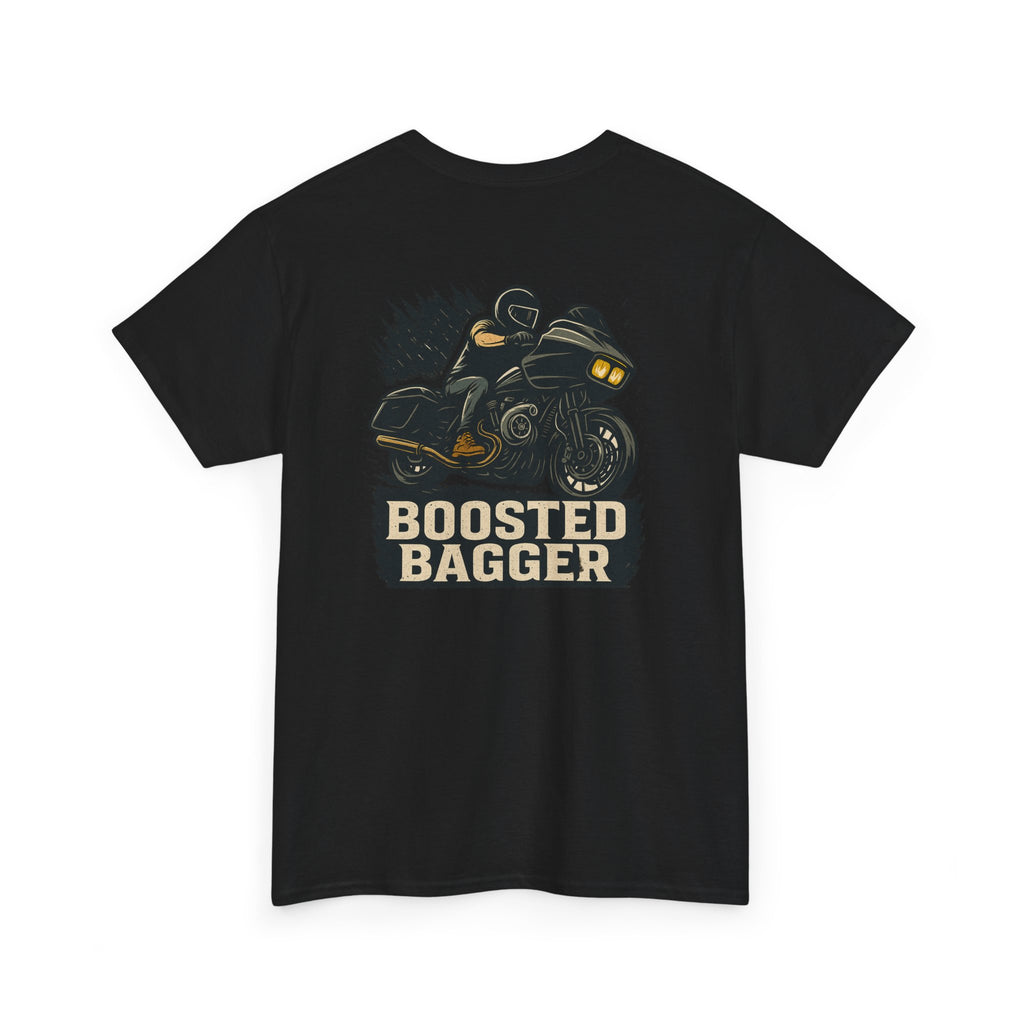 Boosted Bagger OG T-Shirt — Motorcycle Touring Tee with Graphic Bagger Design
