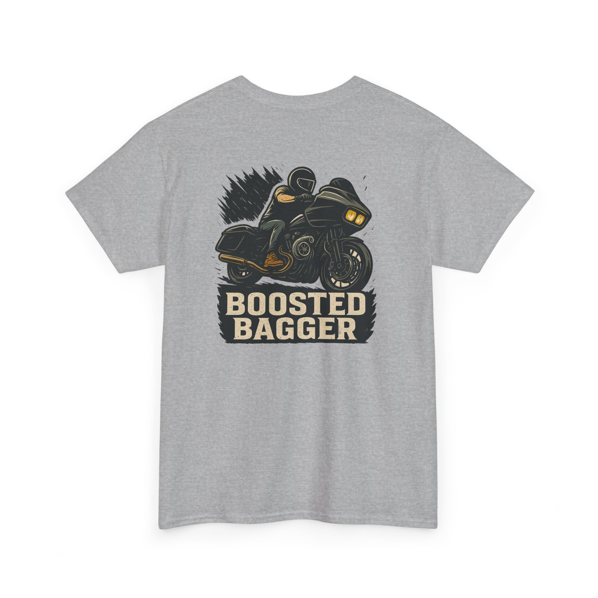 Boosted Bagger OG T-Shirt — Motorcycle Touring Tee with Graphic Bagger Design