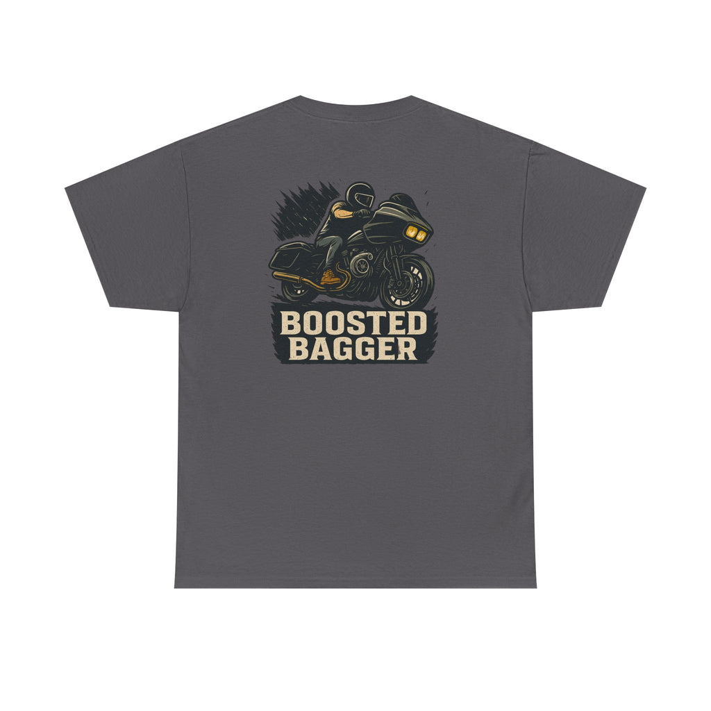 Boosted Bagger OG T-Shirt — Motorcycle Touring Tee with Graphic Bagger Design