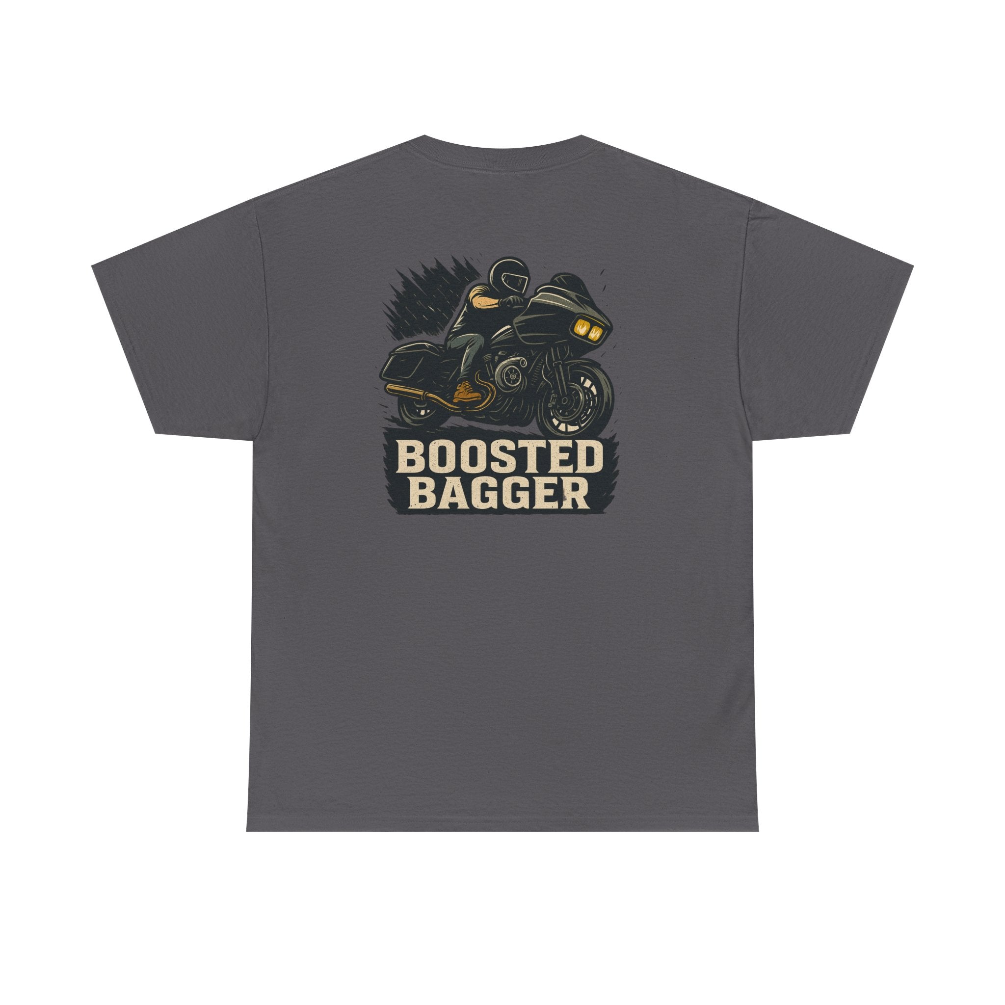Boosted Bagger OG T-Shirt — Motorcycle Touring Tee with Graphic Bagger Design