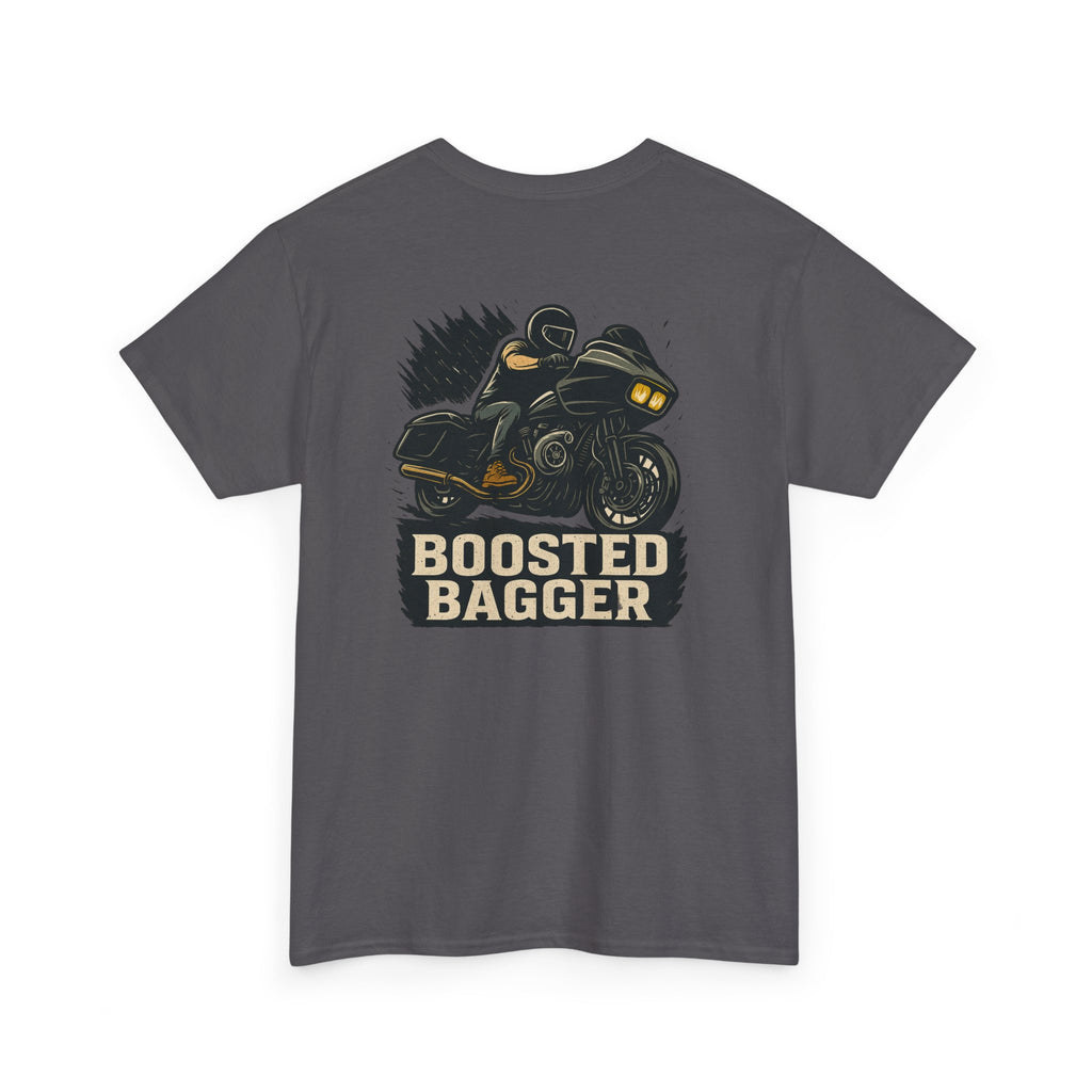Boosted Bagger OG T-Shirt — Motorcycle Touring Tee with Graphic Bagger Design