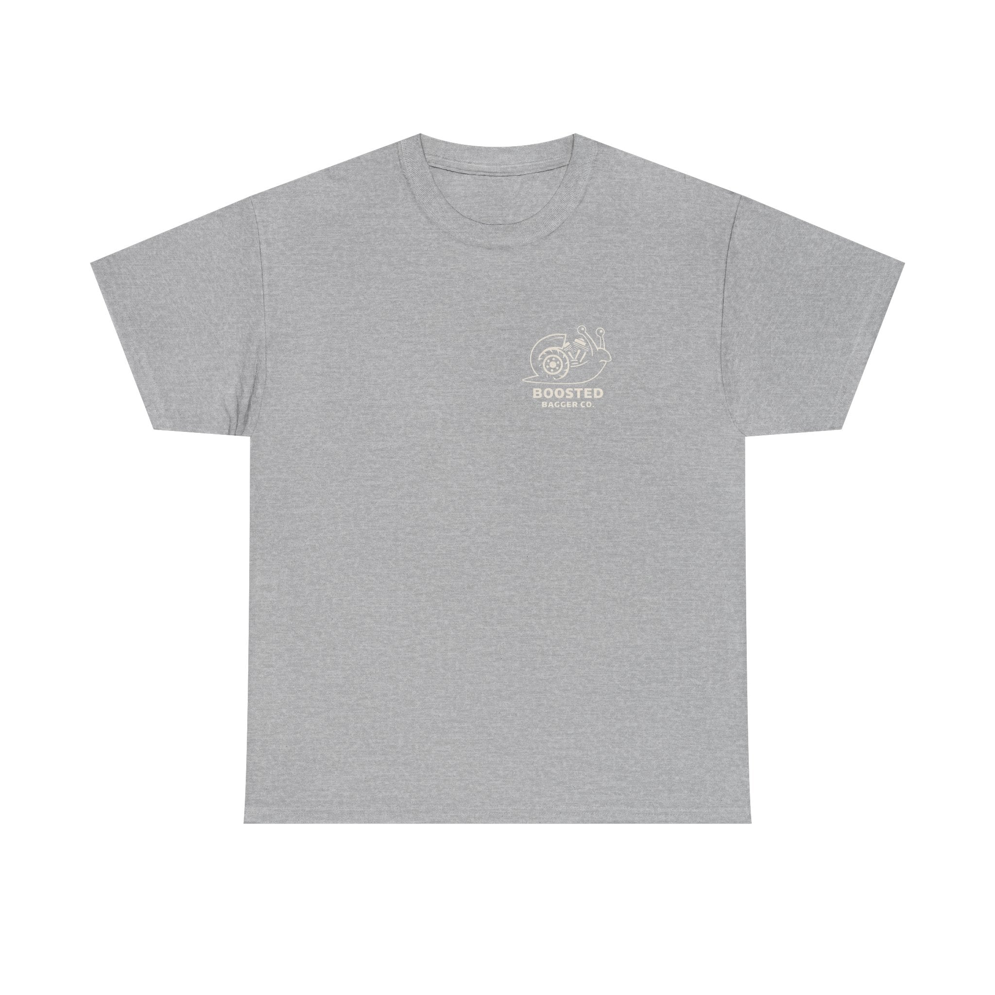 Boosted Bagger OG T-Shirt — Motorcycle Touring Tee with Graphic Bagger Design