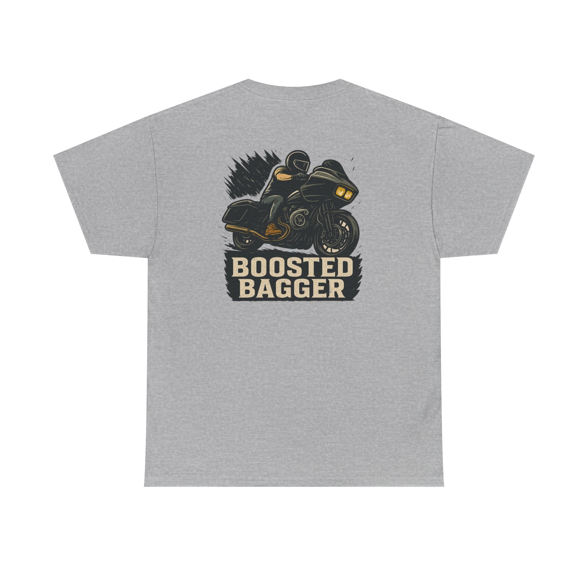 Boosted Bagger OG T-Shirt — Motorcycle Touring Tee with Graphic Bagger Design