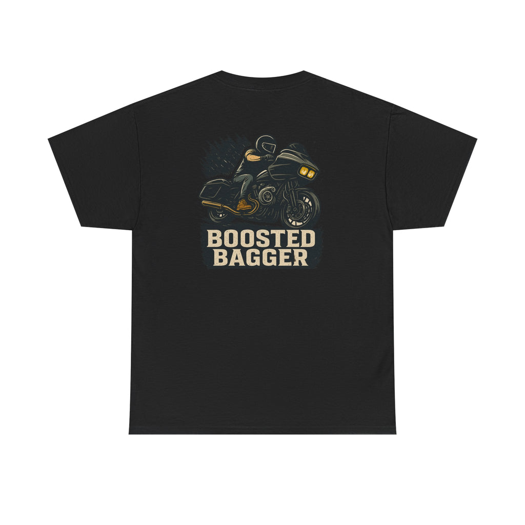 Boosted Bagger OG T-Shirt — Motorcycle Touring Tee with Graphic Bagger Design