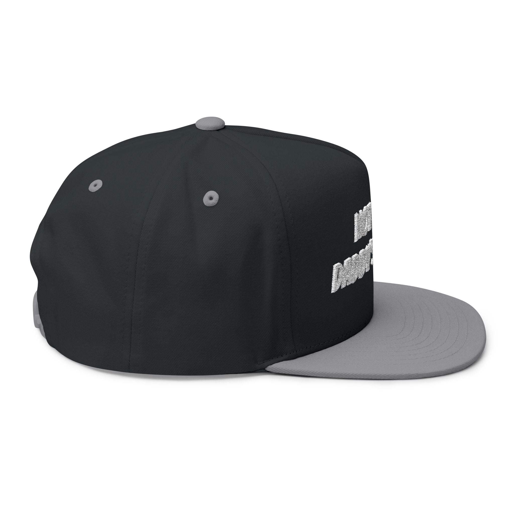 Flat Bill Cap — "Not Your Daddy's Bagger" Embroidered Snapback Hat